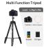 Jmary KP-2208 Multi-Functional Aluminum Tripod for Cameras & Mobile Phone - Black